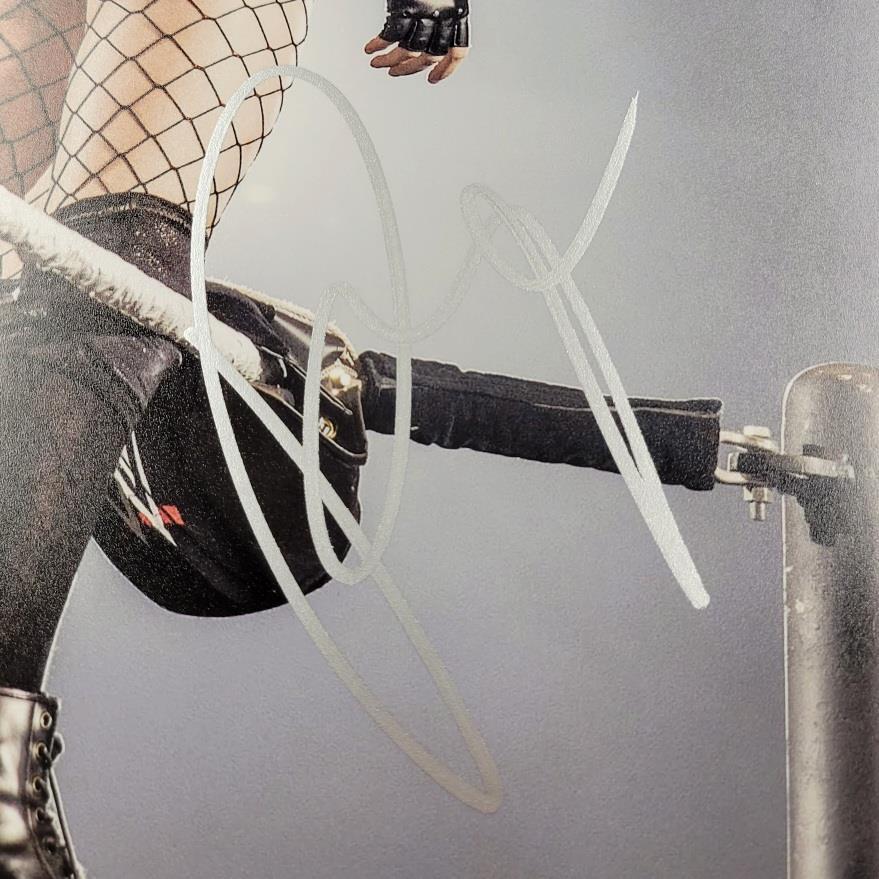 Paige Saraya signed 11x14 Photo #3 WWE Wrestling autograph (B) Beckett BAS Holo