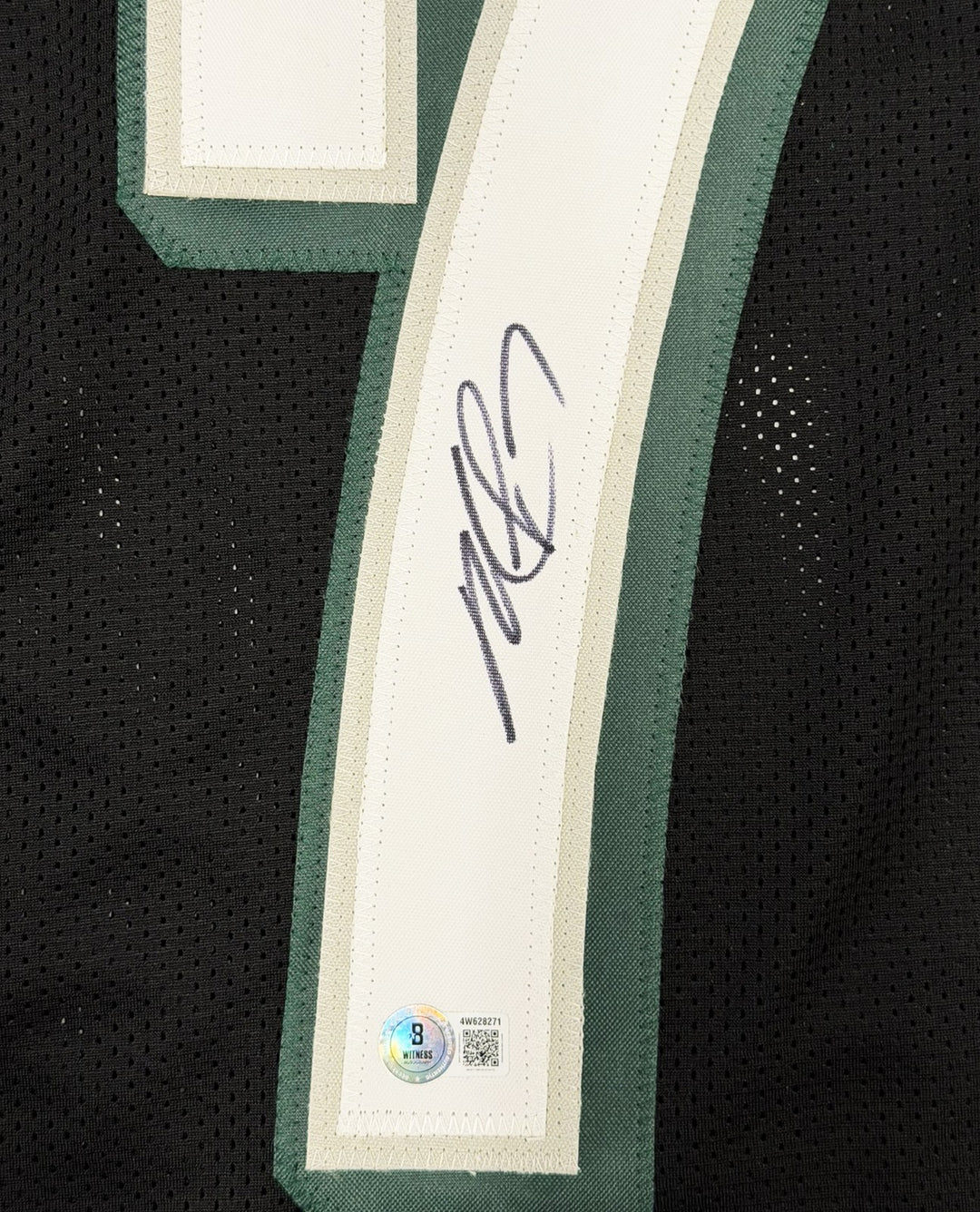 Michael Vick Signed Philadelphia Eagles Black Jersey Beckett Witness