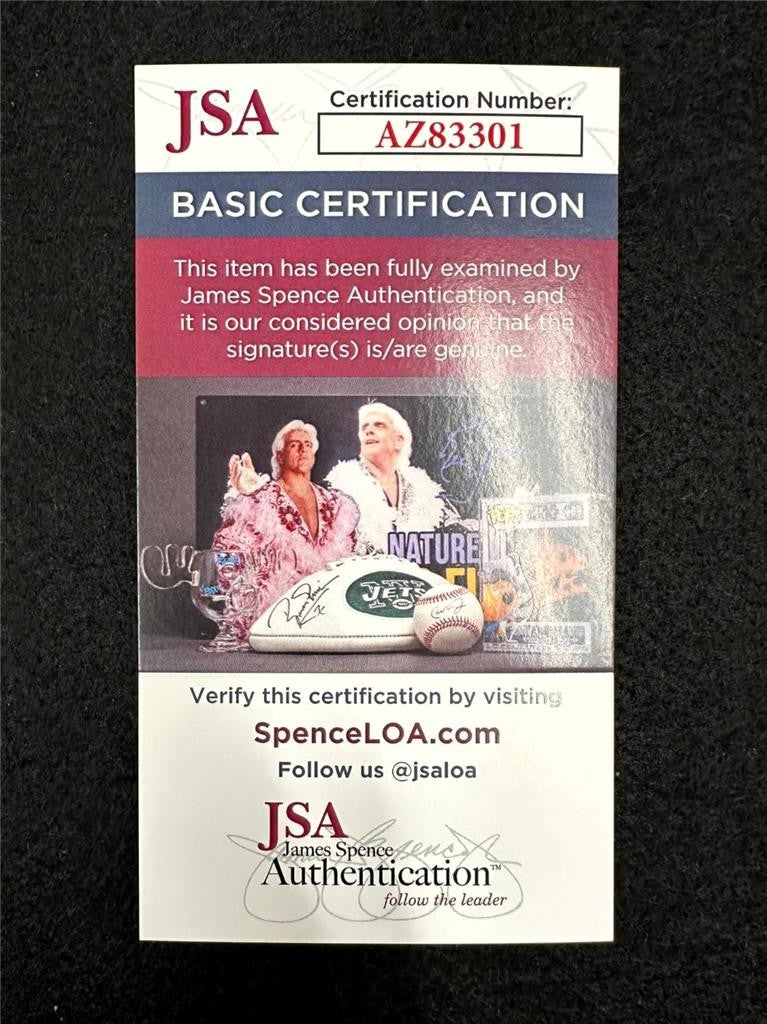 Lance Bass signed MLB Baseball NSYNC singer autograph ~ JSA COA