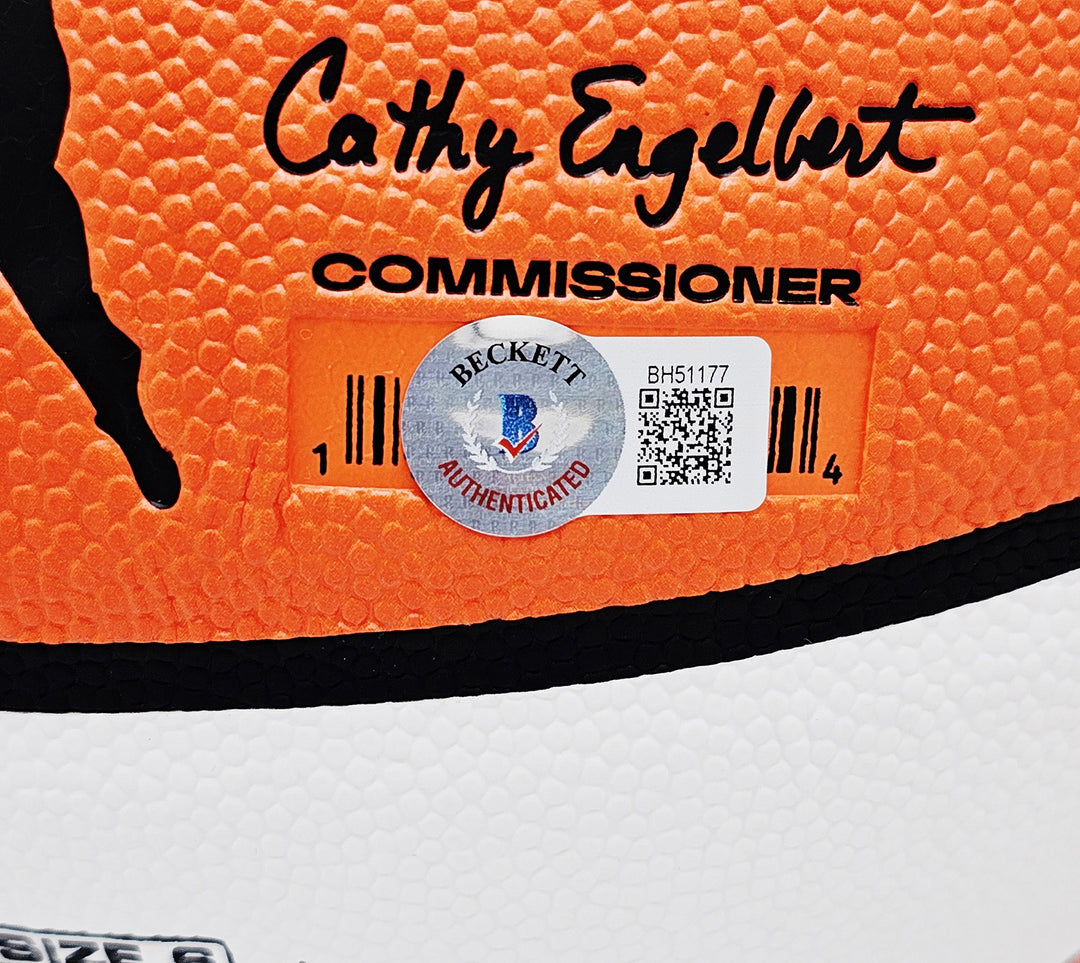 Diana Taurasi Auto Auth White I/O Basketball Phoenix Mercury 3X WNBA Champ BAS