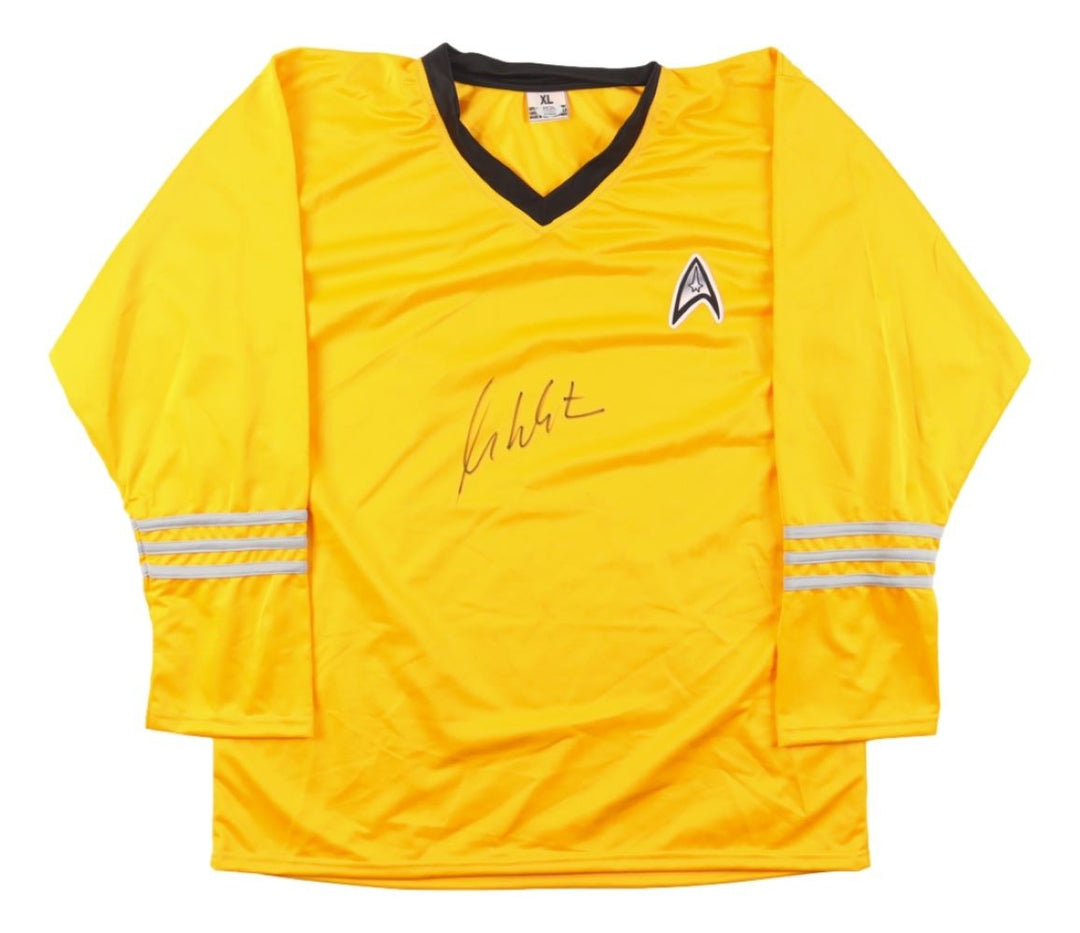William Shatner Signed Captain Kirk Custom Star Trek Shirt PSA/DNA Hologram