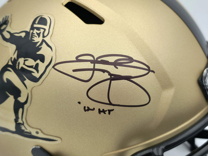 Johnny Manziel Auto Texas A&M Gold Full Size Speed Rep Helmet Heisman Logo 12 HT