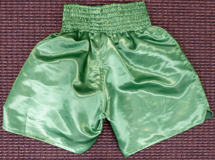 Floyd Mayweather Jr. Autographed Signed Green Boxing Trunks Beckett BAS