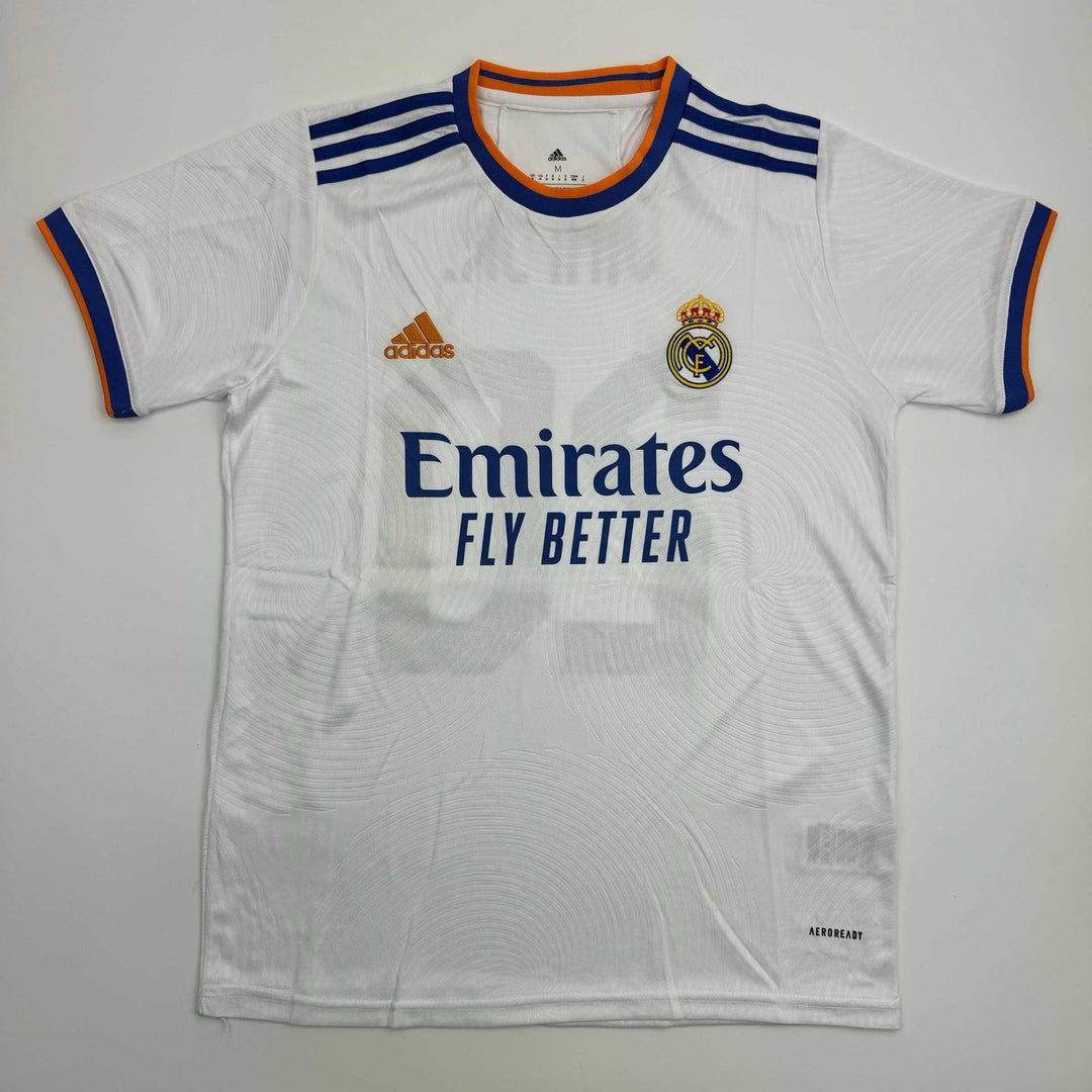 Autographed/Signed Vini Vinicius Jr. Real Madrid White Jersey BAS COA #2
