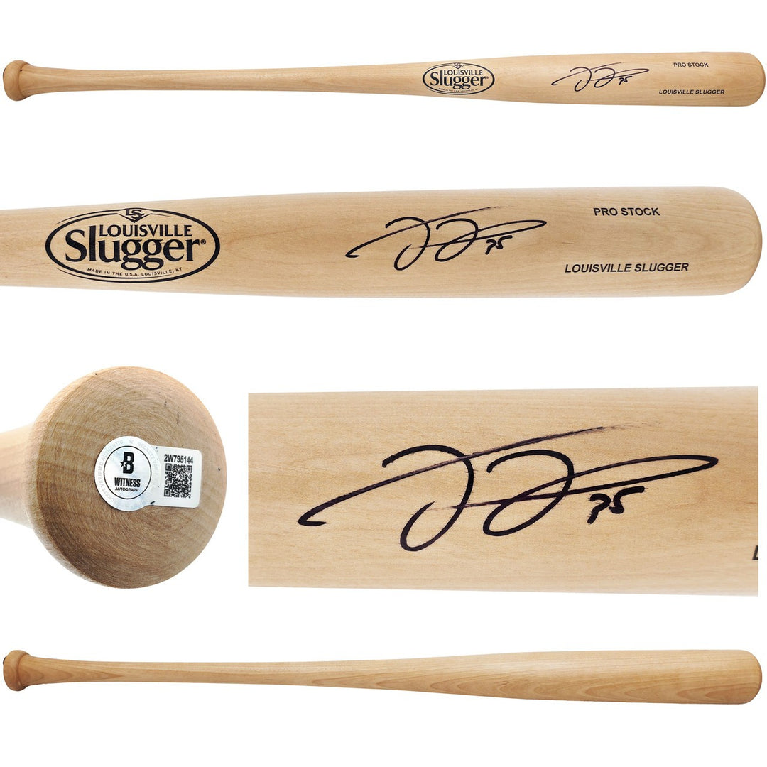 Frank Thomas Signed Blonde Louisville Slugger Baseball Bat Chicago White Sox