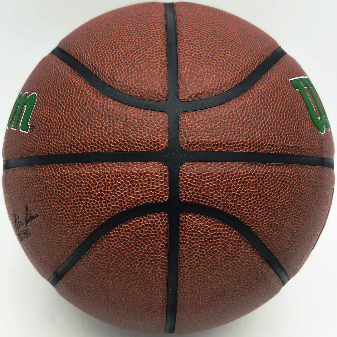 Jaylen Brown Signed Composite Leather Boston Celtics Logo Basketball Beckett Wit
