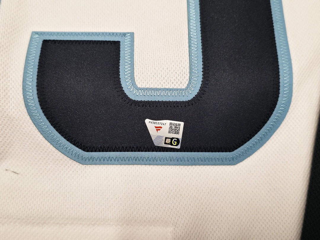 Seattle Kraken Brandon Tanev Auto White Adidas Authentic Jersey Size 54 Fanatics