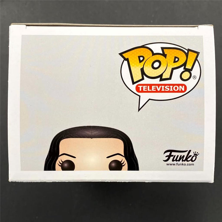 Anjelica Huston signed Morticia Addams Funko Pop! 809 autograph (B) Beckett BAS