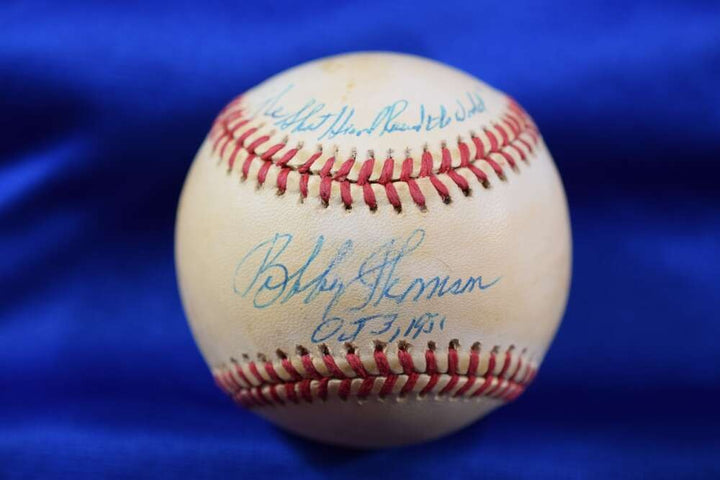 Bobby Thomson PSA DNA National League Signed Baseball Shot Heard Round World