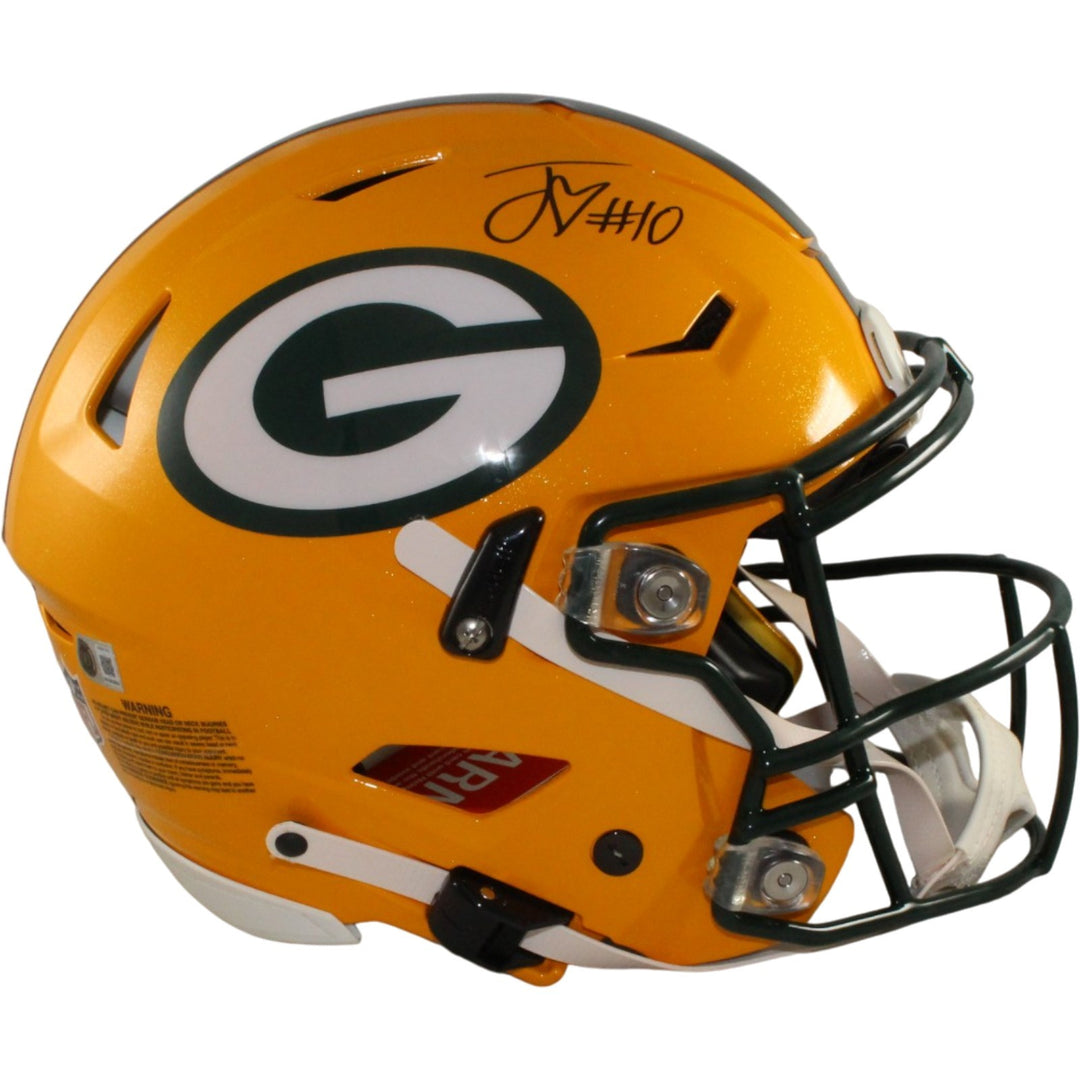 Jordan Love Autographed Green Bay Packers SpeedFlex Helmet Beckett Witness 57143