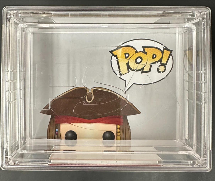 Johnny Depp signed Jack Sparrow Disney Funko Pop! #48 Grade 8 NM-MT Auto 8 ~ PSA