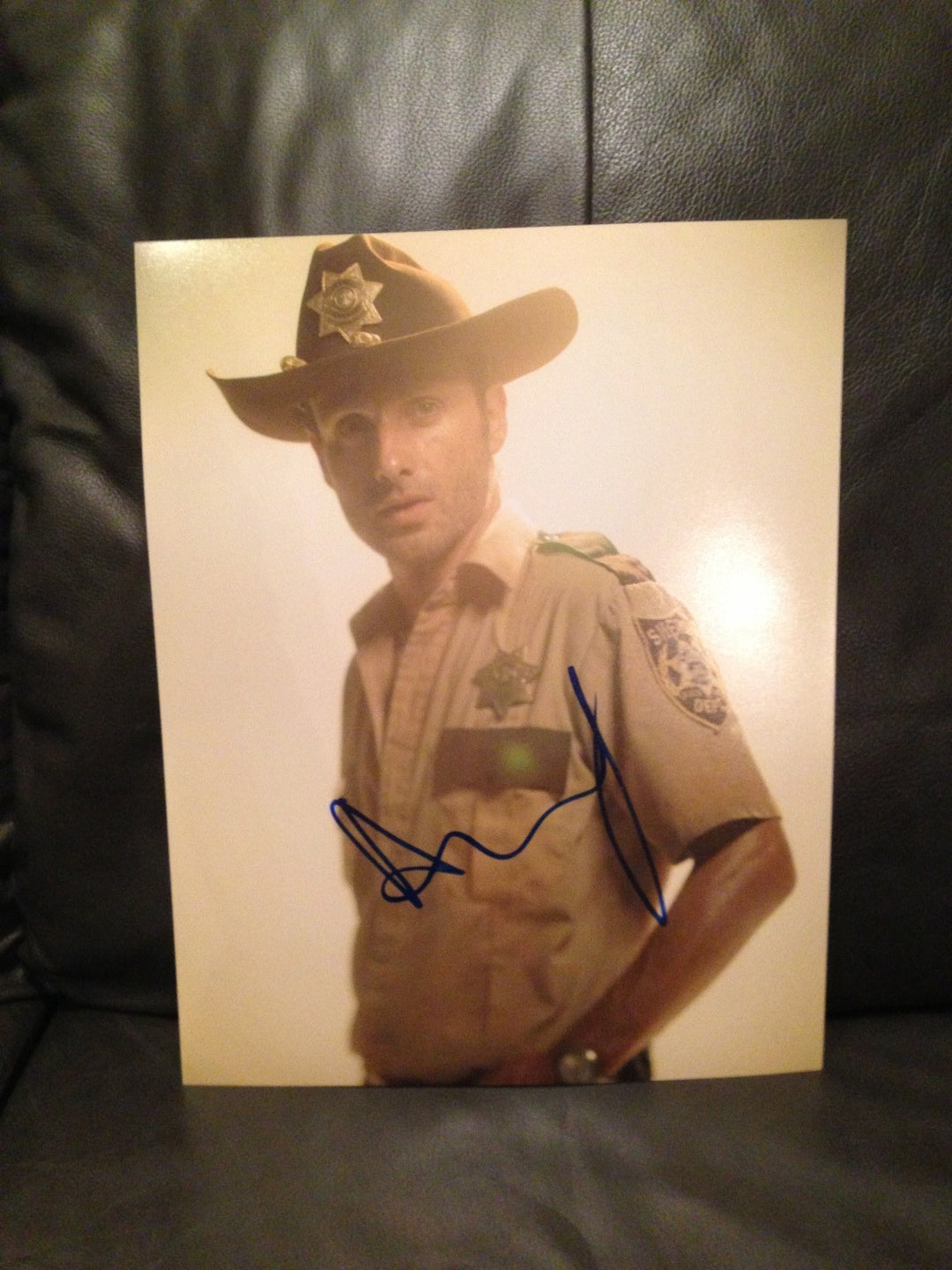 ANDREW LINCOLN RICK GRIMES THE WALKING DEAD SIGNED AUTOGRAPHED 11X14 PHOTO COA B
