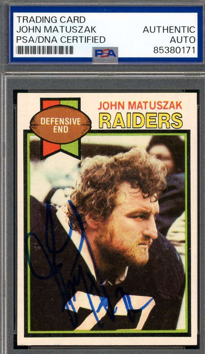 John Matuszak PSA DNA Signed 1979 Topps Autograph Raiders