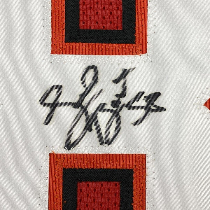 Autographed/Signed SHAQUIL SHAQ BARRETT Tampa Bay Red Football Jersey PSA COA