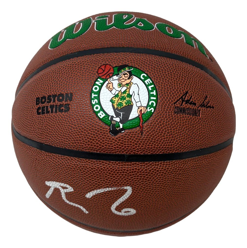 Kevin Garnett Signed Wilson NBA Boston Celtics Logo Basketball BAS