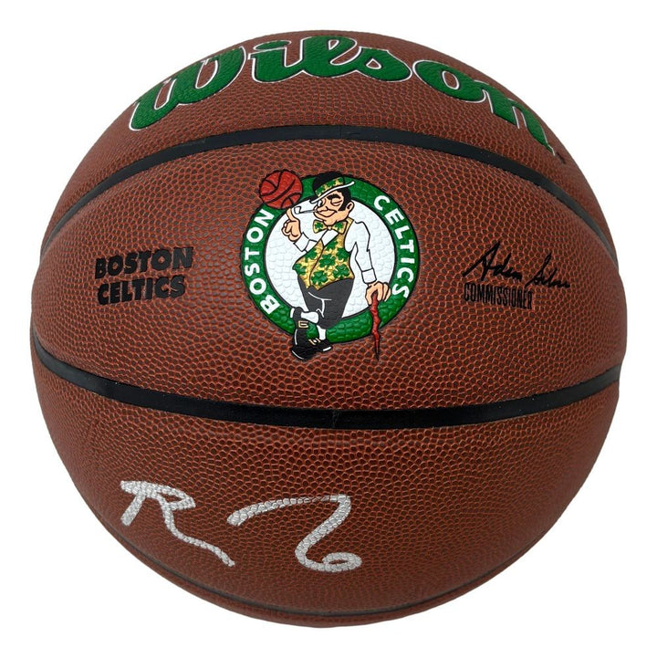Kevin Garnett Signed Wilson NBA Boston Celtics Logo Basketball BAS
