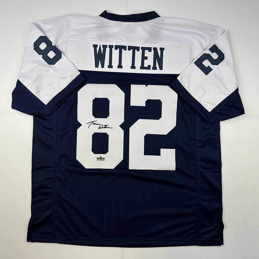 Facsimile Autographed Jason Witten Dallas Thanksgiving Reprint Jersey Men's XL