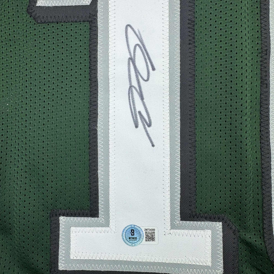 Autographed/Signed DESEAN JACKSON Philadelphia Green Football Jersey PSA/DNA COA