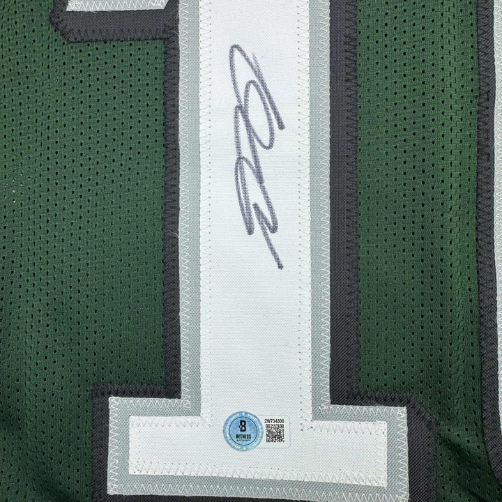 Autographed/Signed DESEAN JACKSON Philadelphia Green Football Jersey PSA/DNA COA