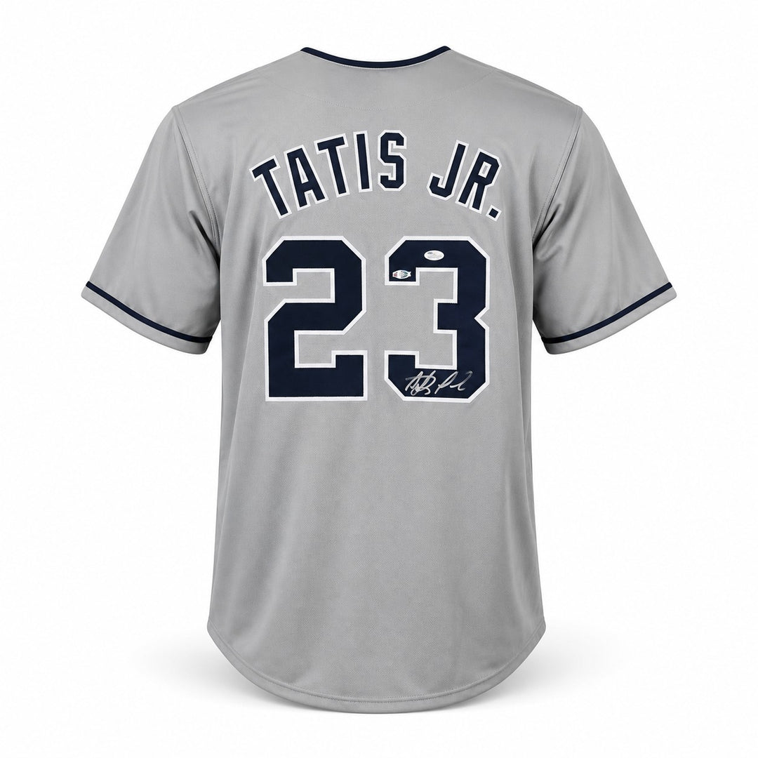 San Diego Padres Fernando Tatis Jr. Signed Grey Jersey JSA