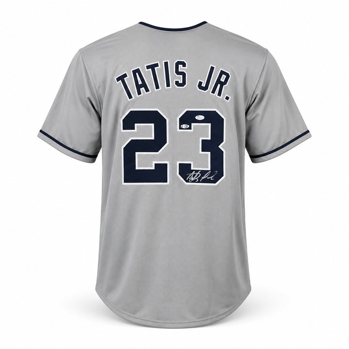 San Diego Padres Fernando Tatis Jr. Signed Grey Jersey JSA