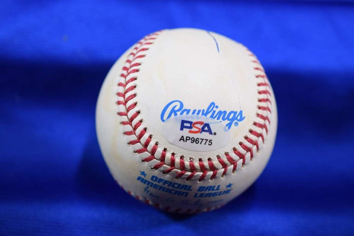 Rick Rooster Burleson PSA DNA Autograph American League OAL Signed Baseball