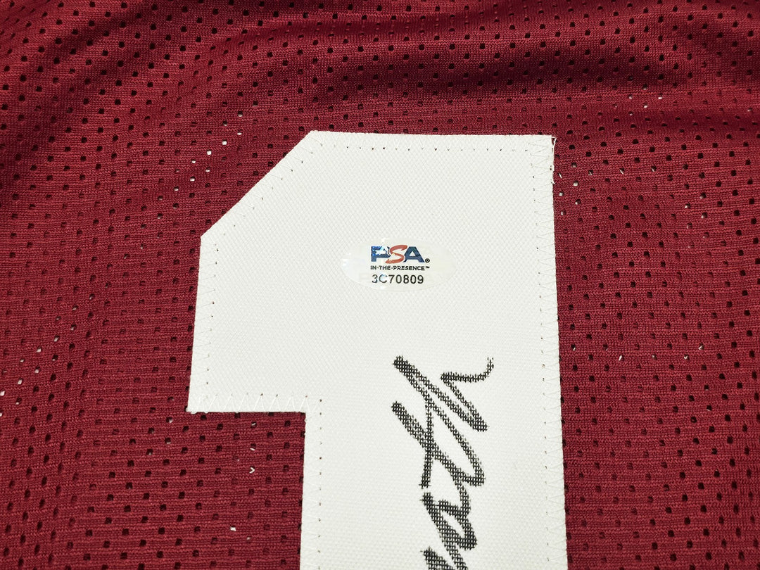 Alabama Crimson Tide Joe Namath Signed Maroon Jersey "Willie" PSA/DNA