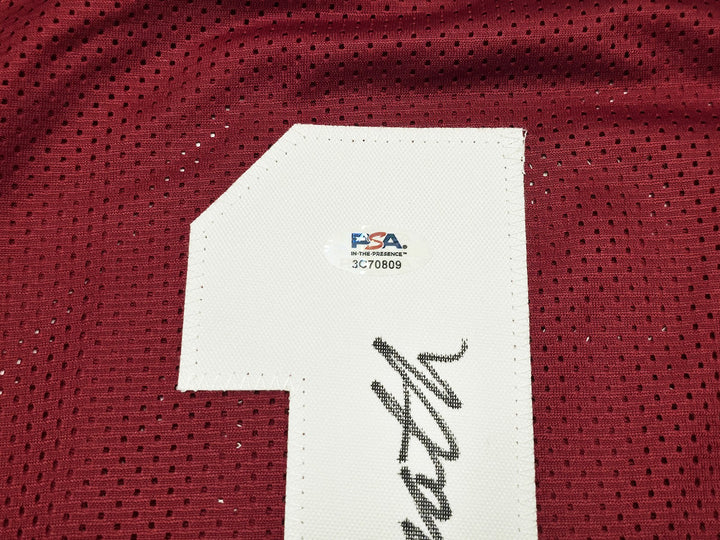 Alabama Crimson Tide Joe Namath Signed Maroon Jersey "Willie" PSA/DNA
