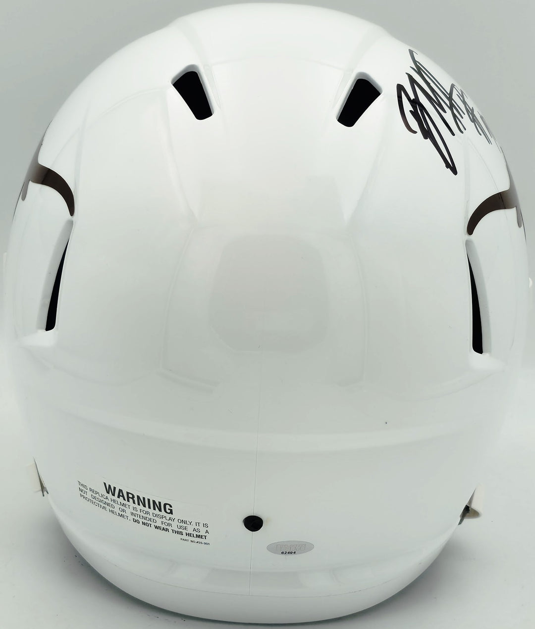 Byron Murphy II Auto Texas Longhorns White Full Size Speed Replica Helmet MCS