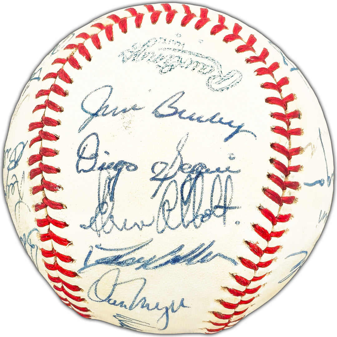 1977 Mariners Autographed AL Baseball Inaugural Year 26 Sigs JSA XX97490