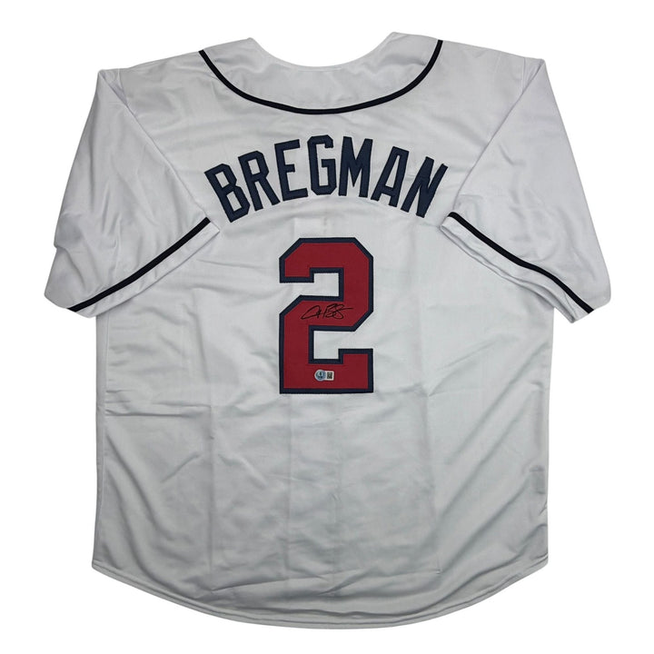 Autographed/Signed Alex Bregman United States USA WBC Baseball Jersey BAS COA