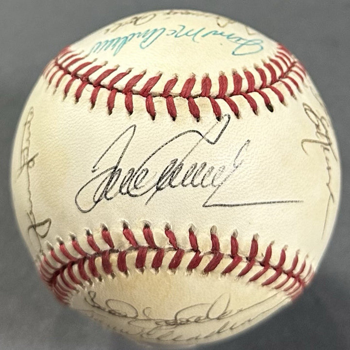 1969 Mets WS Team Signed NL Baseball Tom Seaver Tug McGraw Agee  19 Auto COA HOF