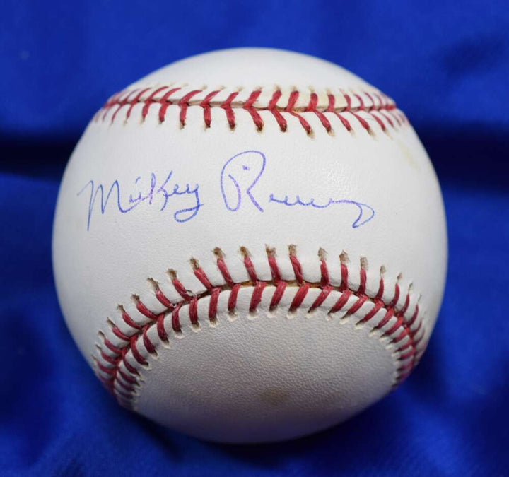 Mickey Rivers Steiner COA Autograph Major League Signed Baseball OML