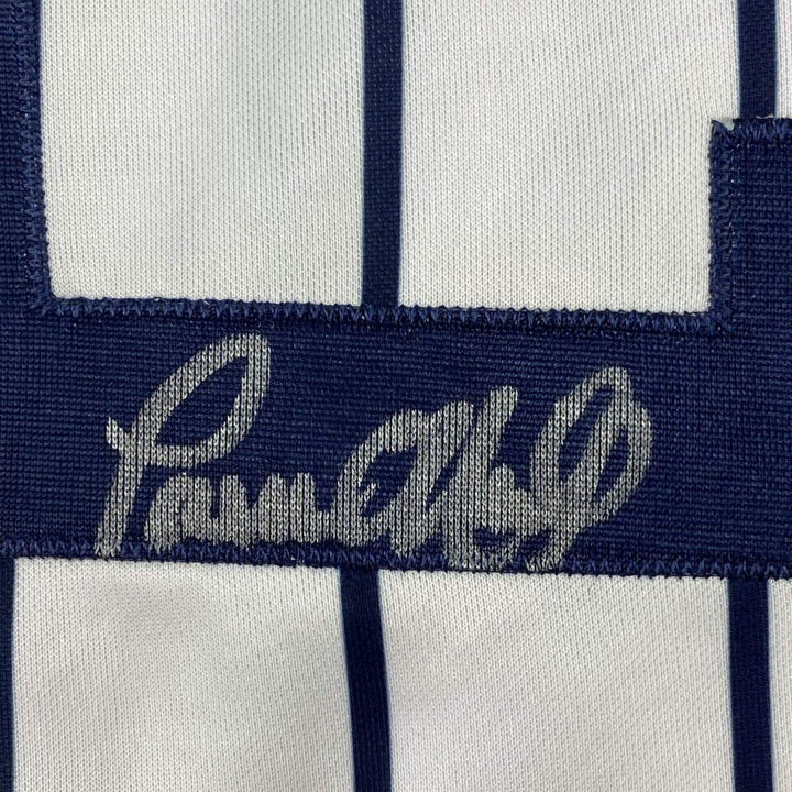 Framed Autographed/Signed Paul O'Neill 33x42 New York Pinstripe Jersey JSA COA