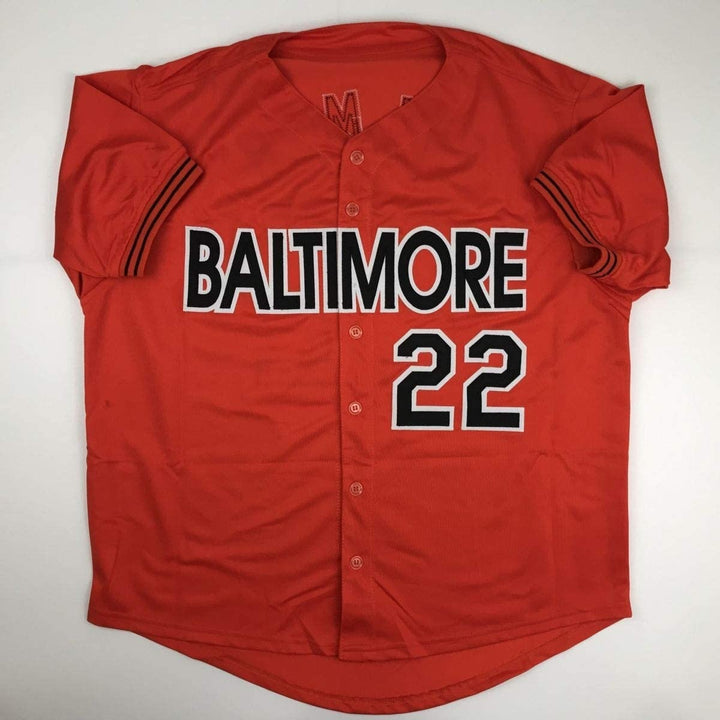 Autographed/Signed JIM PALMER HOF 1990 Baltimore Orange Jersey JSA COA Auto