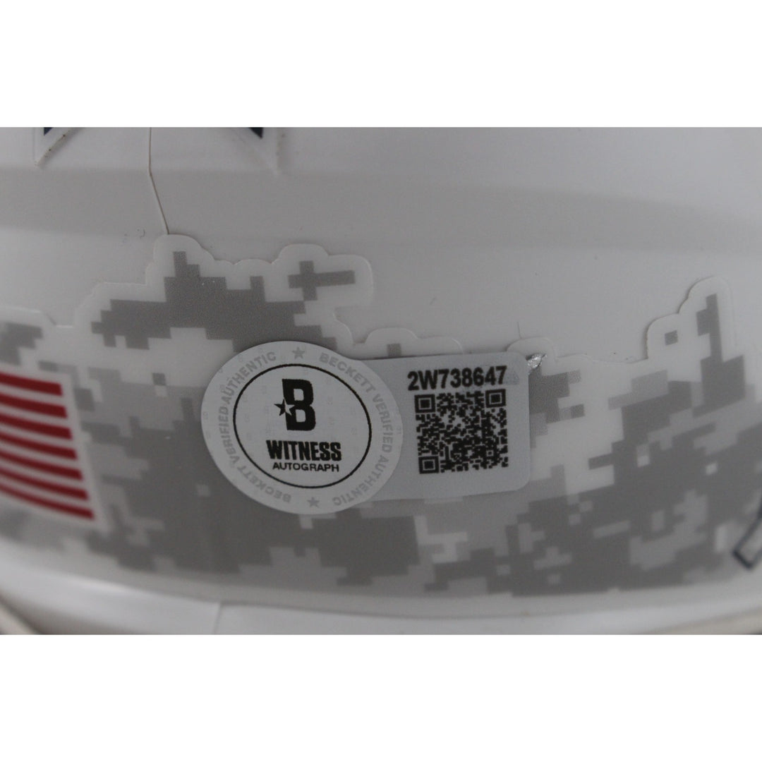 AJ Brown Autographed/Signed Philadelphia Eagles 24 STS Mini Helmet Beckett 49807