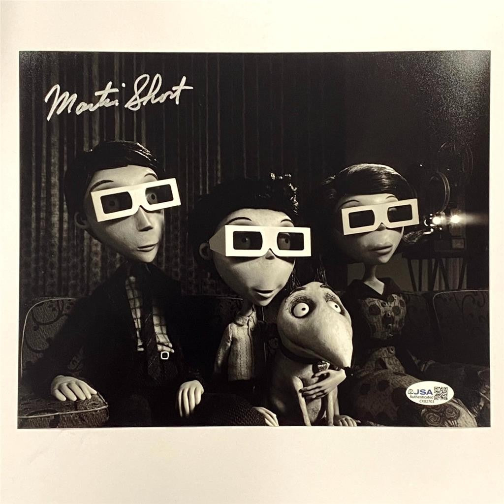 Martin Short signed Frankenweenie 8x10 Photo Poster autograph ~ JSA