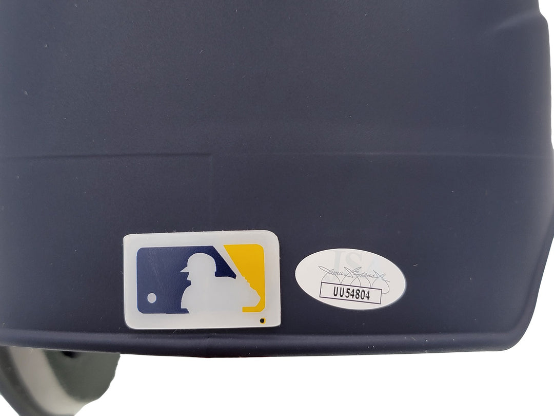 Fernando Tatis Jr. Auto Signed Padres Flat Matte Blue Velo Batting Helmet JSA