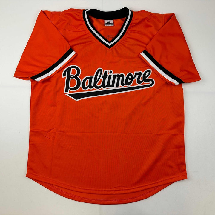Autographed/Signed Eddie Murray Baltimore Orange Jersey Beckett BAS COA