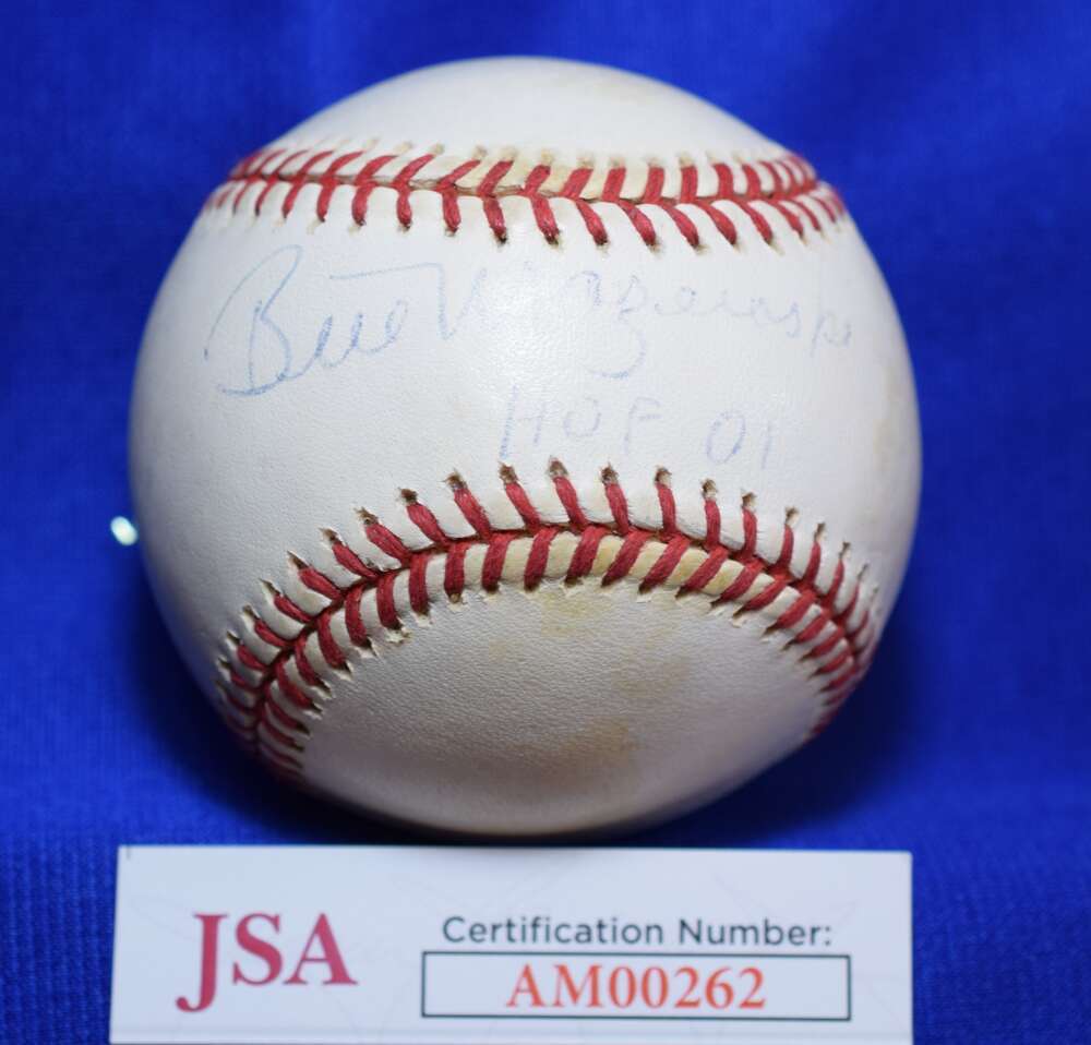 Bill Mazeroski  HOF 01 JSA COA Autograph National League Signed Baseball