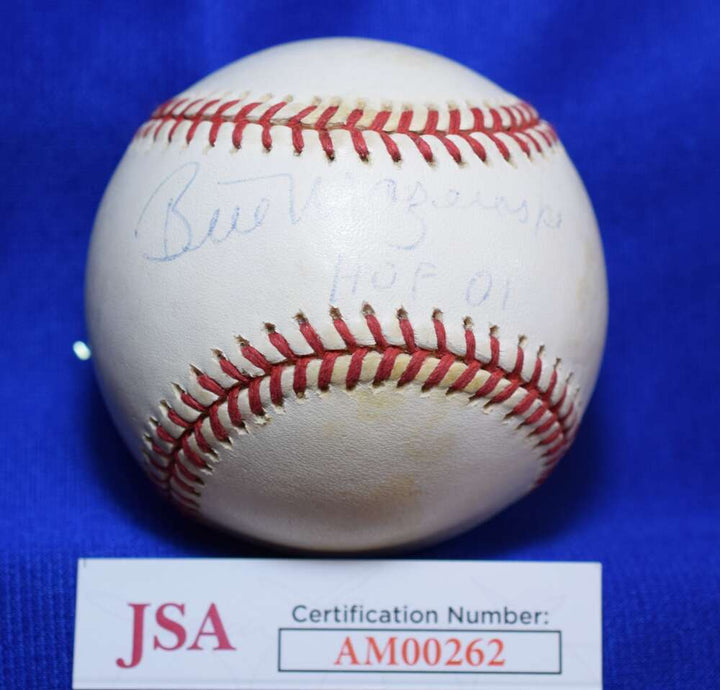 Bill Mazeroski  HOF 01 JSA COA Autograph National League Signed Baseball