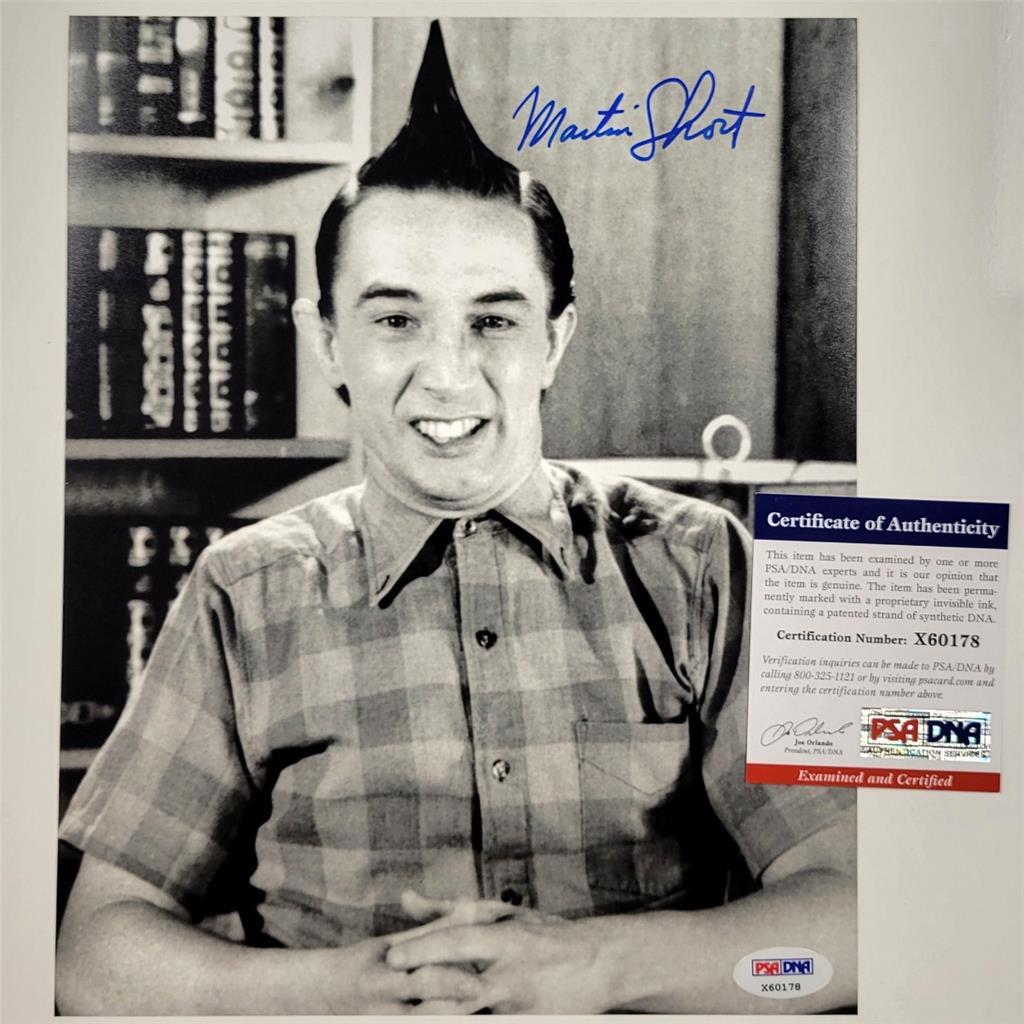 Martin Short signed SNL Ed Grimley 8x10 photo autograph ~ PSA/DNA COA
