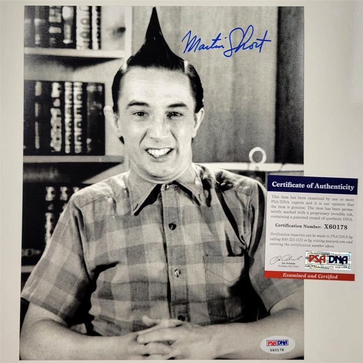 Martin Short signed SNL Ed Grimley 8x10 photo autograph ~ PSA/DNA COA