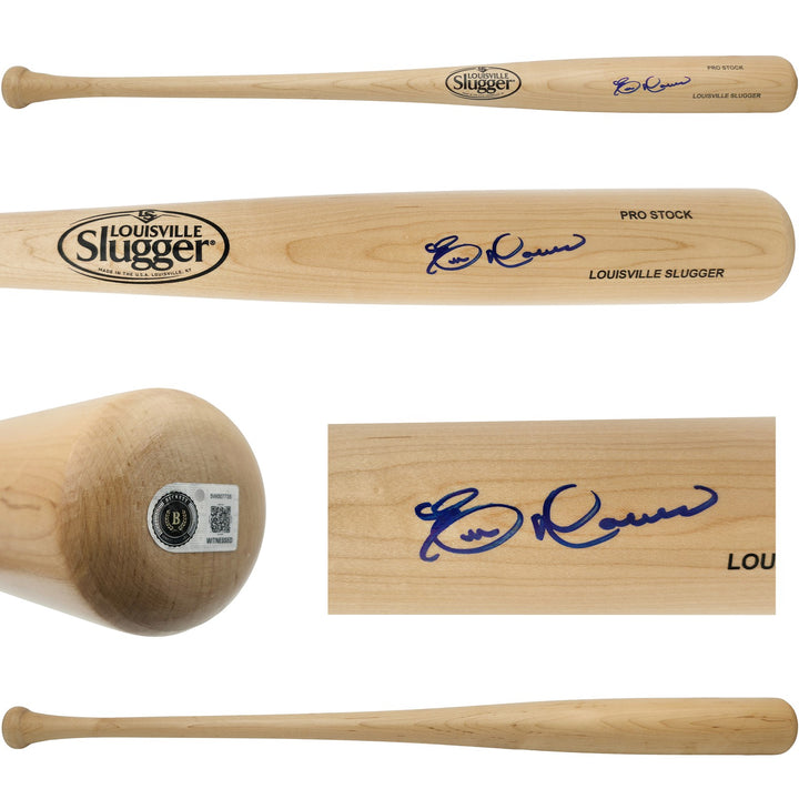 Eric Davis Signed Blonde Louisville Slugger Pro Stock Bat BAS Witness