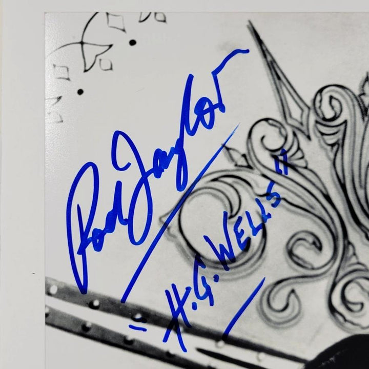 Rod Taylor signed "H.G. Wells" The Time Machine 11x14 photo autograph ~ PSA/DNA