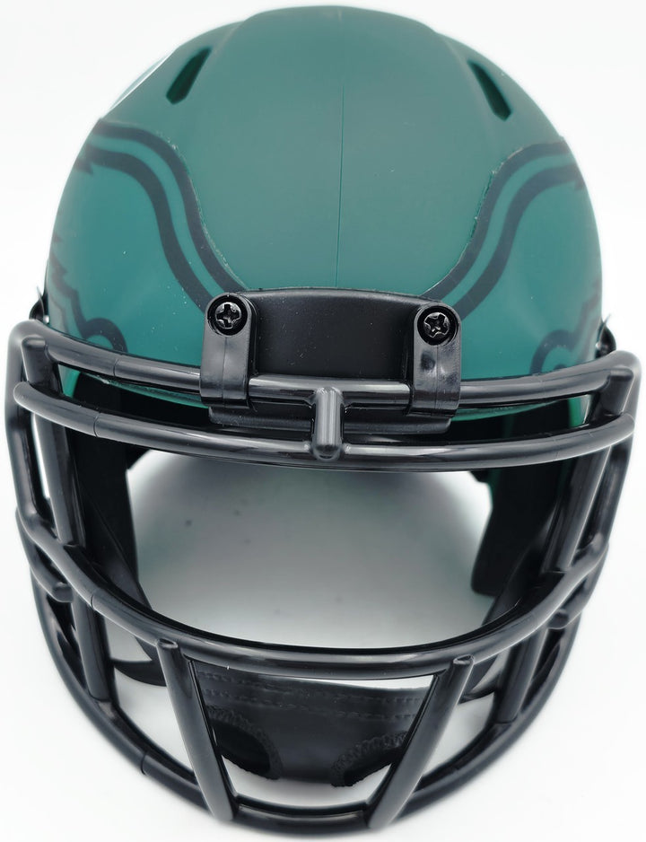 Alshon Jeffery Signed Philadelphia Eagles Rave Green Speed Mini Helmet Beckett