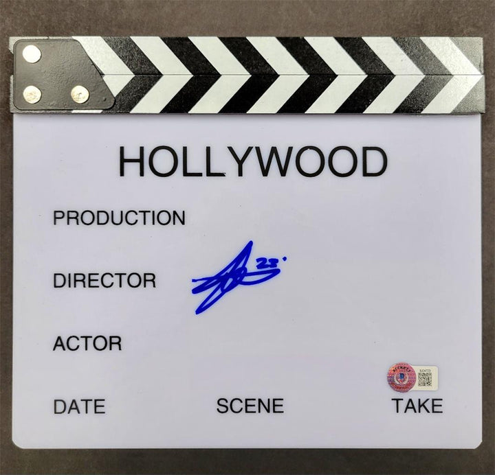 Joel Crawford signed Directors Clapboard Clapperboard Puss in Boots BAS Beckett