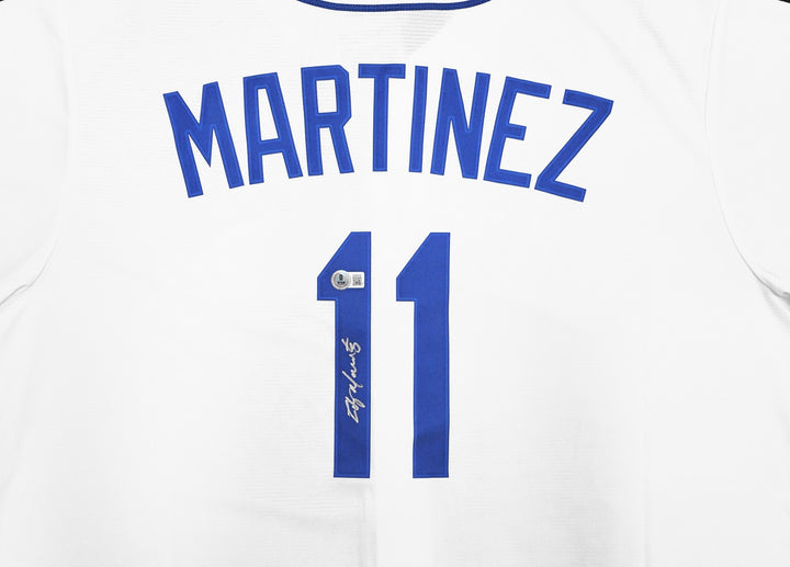 Mariners Edgar Martinez Auto White Nike Cooperstown Collection Jersey XL Beckett