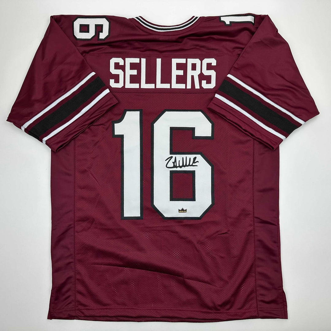 Facsimile Autographed LaNorris Sellers South Carolina Maroon Reprint Jersey XL