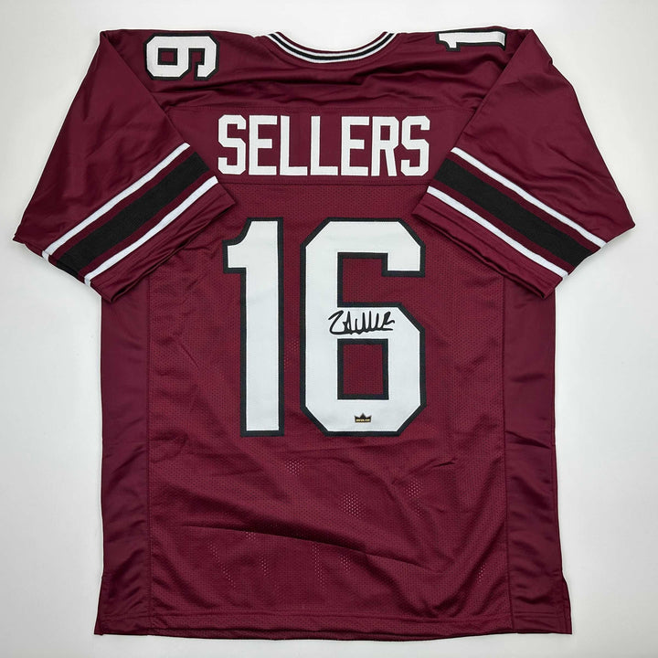 Facsimile Autographed LaNorris Sellers South Carolina Maroon Reprint Jersey XL